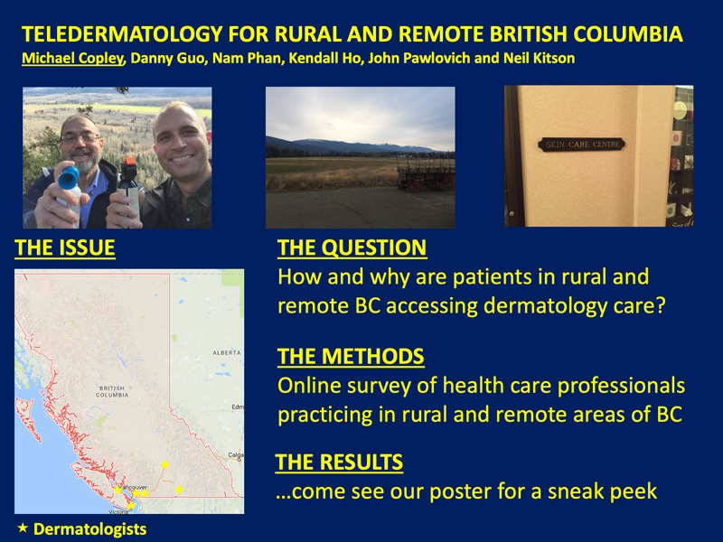 Teledermatology for Rural and Remote British Columbia